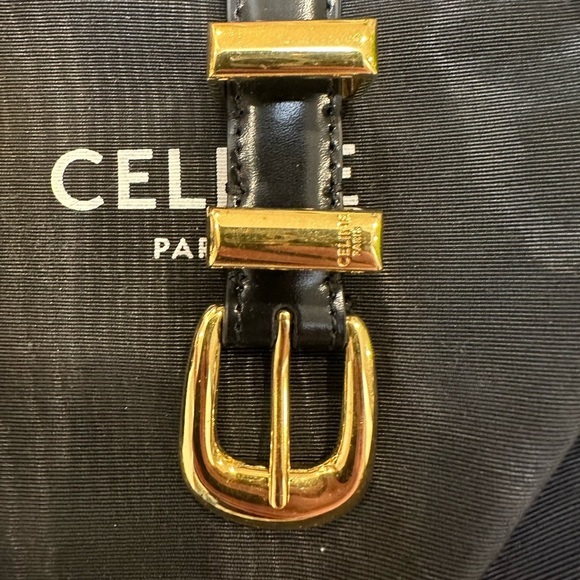 Celine SMALL 18MM WESTERN BELT IN TAURILLON LEATHER Size 70 main image 13